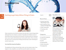 Tablet Screenshot of boundlessline.org